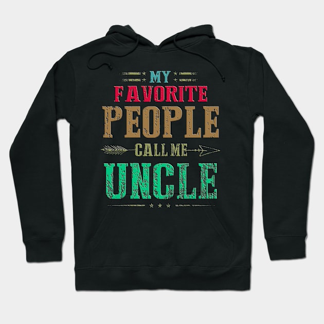 My Favorite People Call Me Dad Funny Fathers Day cute Hoodie by masterpiecesai
